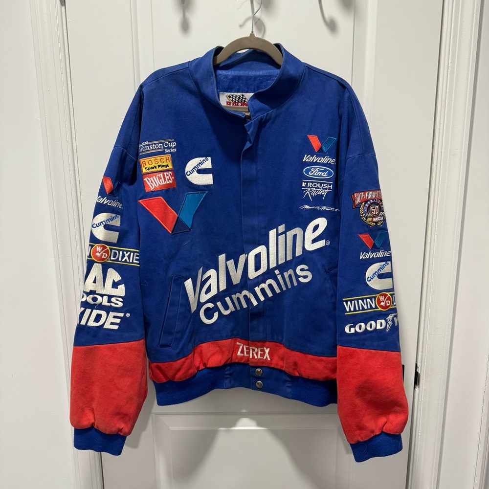 Valvoline Racing Jacket in Blue and Red
